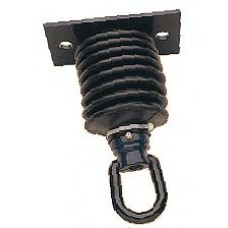 Tire Swivel Wood Beam-1 Loop-2 holes and Rubber Boot-Black-Heavy Duty