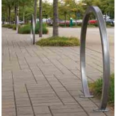 Horseshoe Bike Rack 1.9 foot OD Inground