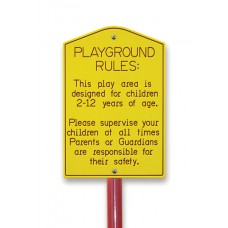 Custom Playground Rules Sign