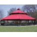 Octagon Shelter Double Tier All Steel 24 ga Precut Metal Roof 24 foot