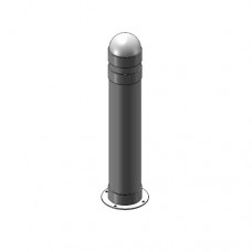 8 Rd Bollard 4 Foot Surface Mount Powder Coated