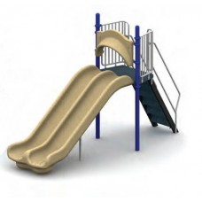 Freestanding Double Straight Slide
