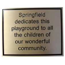 902-994 8x10 Bronze Plaque