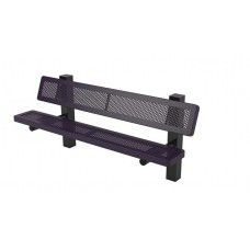B6WBINNV4-4SM Innovated Style Bench 6 foot with back surface mount