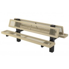 B6WBRCD4-4S Regal Style Bench 6 foot with back inground
