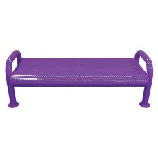 U-Leg Perforated Bench Without Back 5 foot