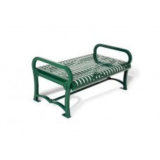 4 foot CHARLESTON BENCH withOUT BACK FIESTA THERMO FRAME