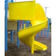 Aluminum Spiral Slide Chute Slide for 6 foot Deck Height