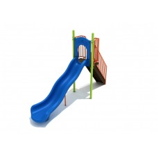 5 foot deck Freestanding Straight Wave Slide