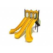 6 Foot Deck Freestanding Sectional Triple Split Slides