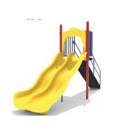 5 foot Free Standing Double Wave Slide