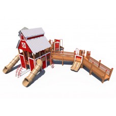 Barn with Silo Playground R3FX-30074