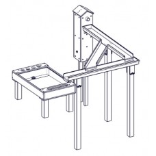 Tri Directional Water Trough Right with Water Table Recycled Series