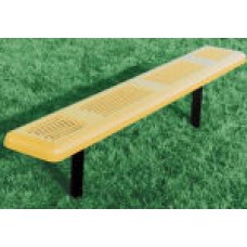 Perforated Style Bench B8PERFP 8 foot no back portable