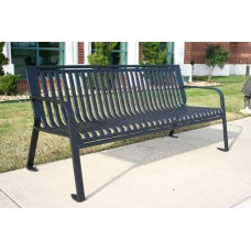 B6WBMetro Metro Series Bench 6 foot with back