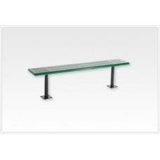 Standard Bench without Back 8 foot Beveled Perforated