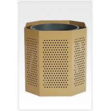 Steel Trash Can 55g Perforated