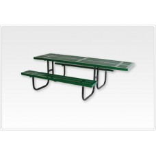 Rectangular Picnic Table 1 5 8 inch Bolt Through 6 foot Beveled