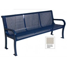 6 Foot Lexington Bench With Back Diamond