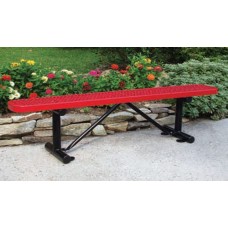 6 foot Standard Expanded Bench no back - 11 .5 inch wide seat