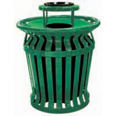 32 Gallon Ring Banded Receptacle with ash bonnet