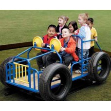 Spring Jeep with Springs Wood Floor