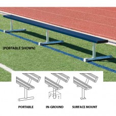 21 foot Surface Mt Bench without Back colored