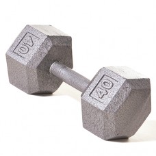 Hex Dumbbell with Ergo Handle 40 pound