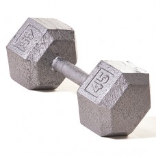 Hex Dumbbell with Ergo Handle 45 pound