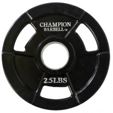 2.5lb Olympic Rubber Coated Grip Plate