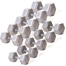 Hex Dumbbell Set 55 100 lb.