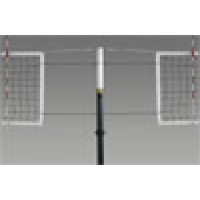 Frontier Complete-SBS Competition Steel Volleyball System Side x Side
