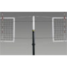 Frontier Complete-SBS Competition Steel Volleyball System Side x Side