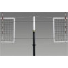 Competition Titanium Volleyball System Side-by-Side without Sockets