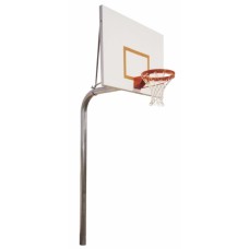 RuffNeck Impervia Fixed Height Basketball System Extended
