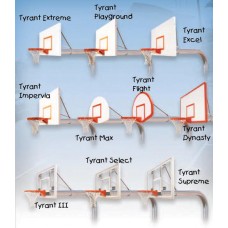 Tyrant III Fixed Height Basketball System