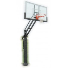 Triple Threat Adjustable Basketball System 36x54