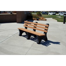 Central Park Bench 4 foot Recycled