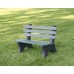 Central Park Bench 6 foot Recycled