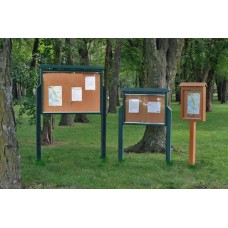 Large Message Center Recycled Plastic Two side No Post