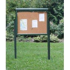 Message Center Large 51x5.5x36 Two Sides Two Posts