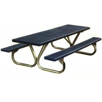 62BGVP 6 foot Plastisol Plank Picnic Table