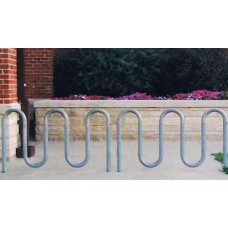 Loop Style Bike Rack Inground Galvanized 11 space