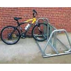 A Style Bike Rack 5 Foot Coated 8 Space