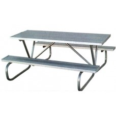 8BGAHC 8 foot Aluminum Plank Picnic Table ADA