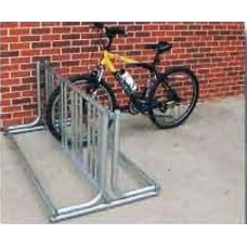 J Style Bike Rack 16 Foot Galvanized 28 Space