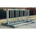 J Style Bike Rack 5 Foot Galvanized 8 Space