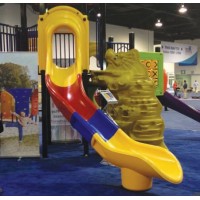 6 foot Deck Height Starglide Slide Open Entrance Veer Left