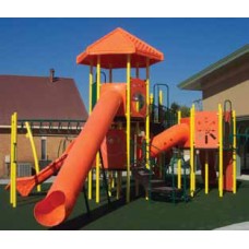 Straight Tube Slide 24 inch diameter 72 inch deck height