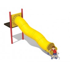 Tube Slide 24 inch diameter 60 inch deck height Zig-Zag Left